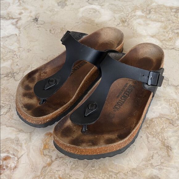 Birkenstock Gizeh Birko-Flor - Black - Picture 3 of 11
